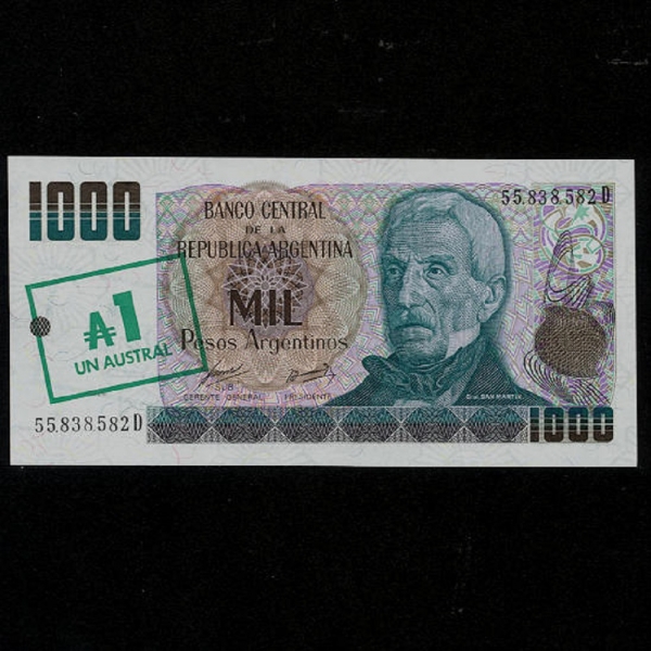 ARGENTINA-ƸƼ-GENERAL JOSE DE SAN MARTIN(ȣ ý  긶ƾ -屺)-1 AUSTRAL-1985