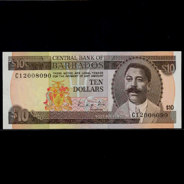 BARBADOS-ٺ̵-CHARLES DUNCAN ONEAL(  -ǻ)-10 DOLLARS-1986