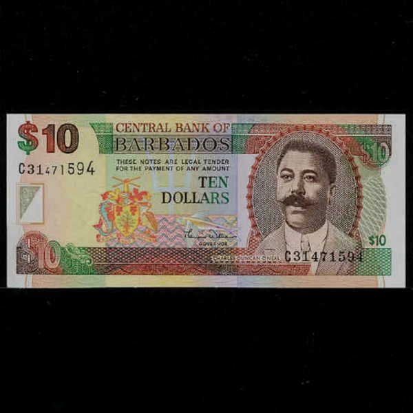 BARBADOS-ٺ̵-CHARLES DUNCAN ONEAL(  -ǻ)-10 DOLLARS-2000