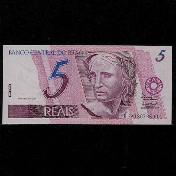 BRAZIL--SCULPTURE OF THE REPUBLIC(ٴϿ ü ġ )-5 REALS-1997