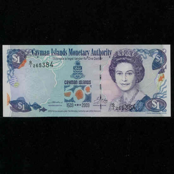 CAYMAN ISLANDS-̸-QUEEN ELIZABETH 2-1 DOLLAR-2003