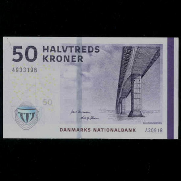 DENMARK-ũ-P65a-SALLINGSUND BRIDGE-50 KRONER-2009