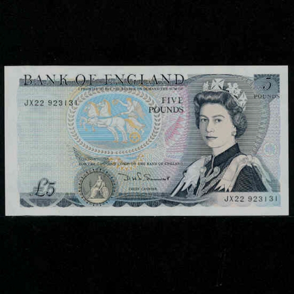 GREAT BRITAIN--P378e-ARTHUR WELLESLEY(Ƽ )-5 POUNDS-1987