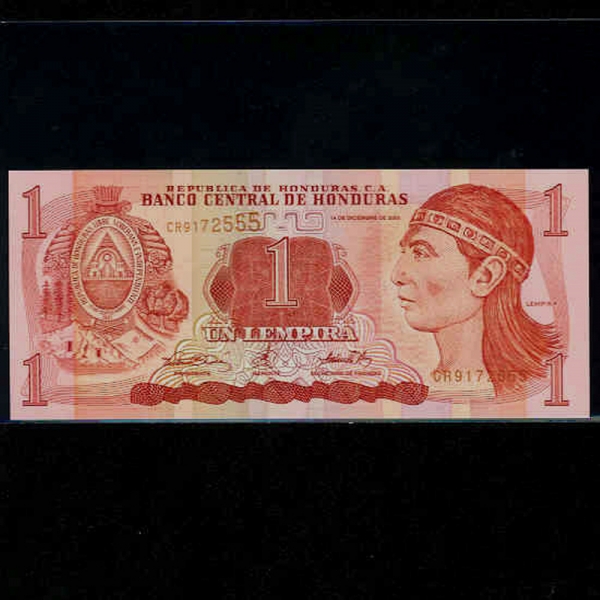 HONDURAS-µζ-P84a-LEMPIRA(ī)-1 LEMPIRAS-2000