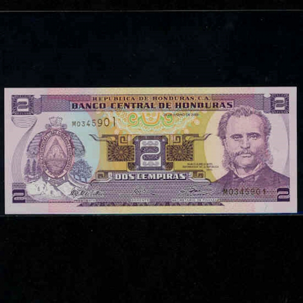 HONDURAS-µζ-P80Ad-MARCO AURELIO SOTO()-2 LEMPIRAS-2003