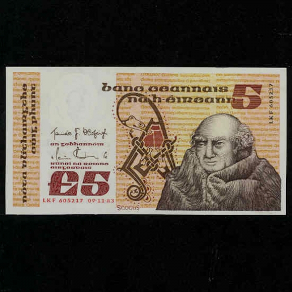 IRELAND-���Ϸ���-P71d-JOHN SCOTUS ERIUGENA-5 POUNDS-1983��