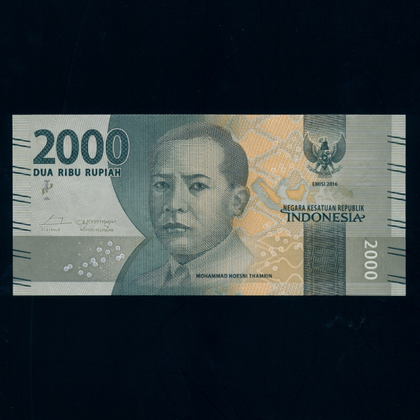 INDONESIA-ε׽þ-P155-M.H.THAMRIN(ϸ Ľ Ž)-2.000 RUPIAH-2016