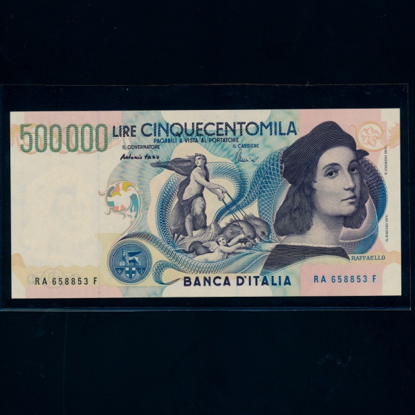 ITALIA-Ż-P118-RAPHAEL(Ŀ ġ-׻ ȭ)-500.000 LIRE-1997