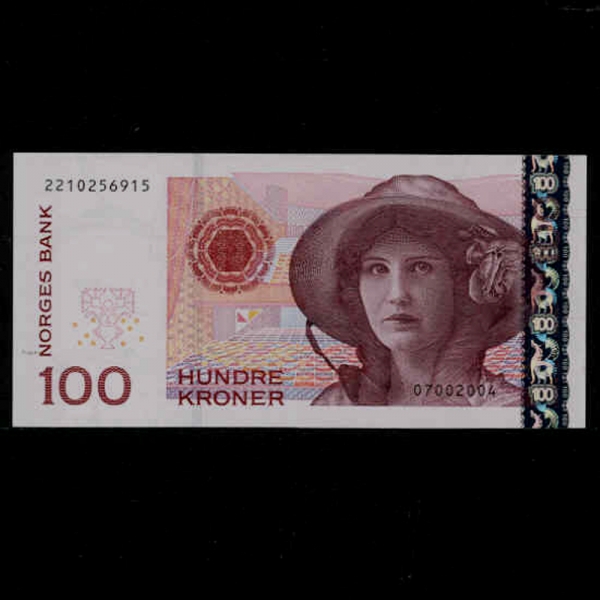 NORWAY-븣-P49a-KIRSTEN FLAGSTAD(Ŀƾ - )-100 KRONER-2003