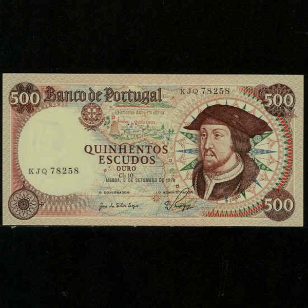 PORTUGAL--P170b-JOAO 3(־ 3-)-500 ESCUDOS-1979