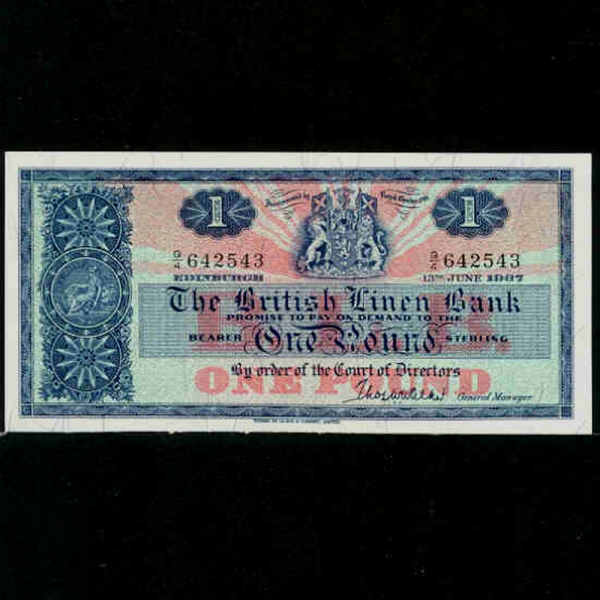 SCOTLAND-Ʈ-P168-BRITANNIA(  ΰȭ)-1 POUND-1967