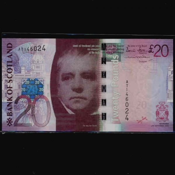 SCOTLAND-Ʈ-P126a-SIR WALTER SCOTT( ˹ -Ҽ)-20 POUNDS-2007