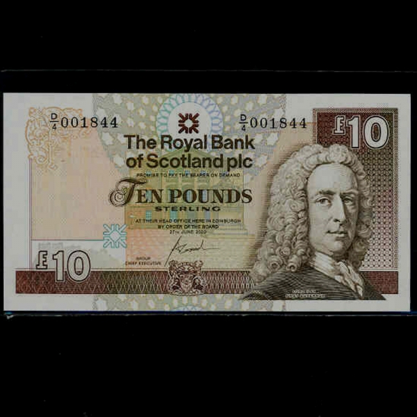 SCOTLAND-Ʈ-P353b-LORD ILAY(Ƹ ⺧-)-10 POUNDS-2000