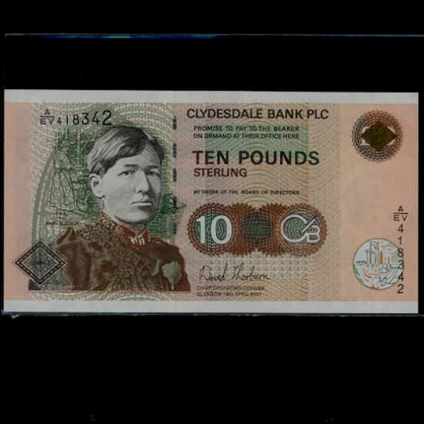 SCOTLAND-Ʈ-P229E-MARY SLESSOR(޸ Ҹ-)-10 POUNDS-2007