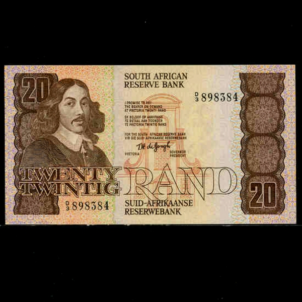 SOUTH AFRICA-īȭ-P121a-JAN VAN RIEBEEK(  ũ-׺)-20 RAND-1978