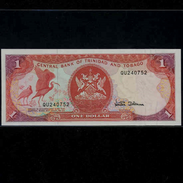 TRINIDAD & TOBAGO-Ʈٵ -P36d-SCARLET IBIS(ȫ)-1 DOLLAR-1985