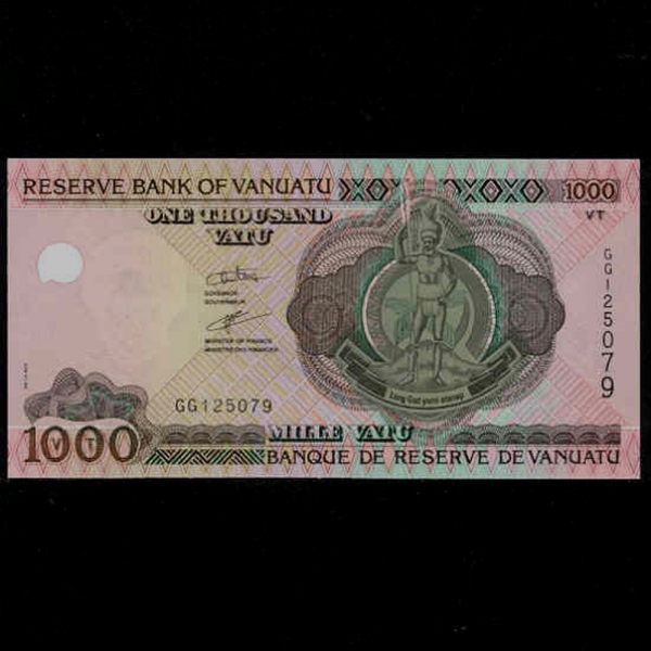 VANUATU-ٴ-P11-MELANESIAN CHIEF-1.000 VATU-2006