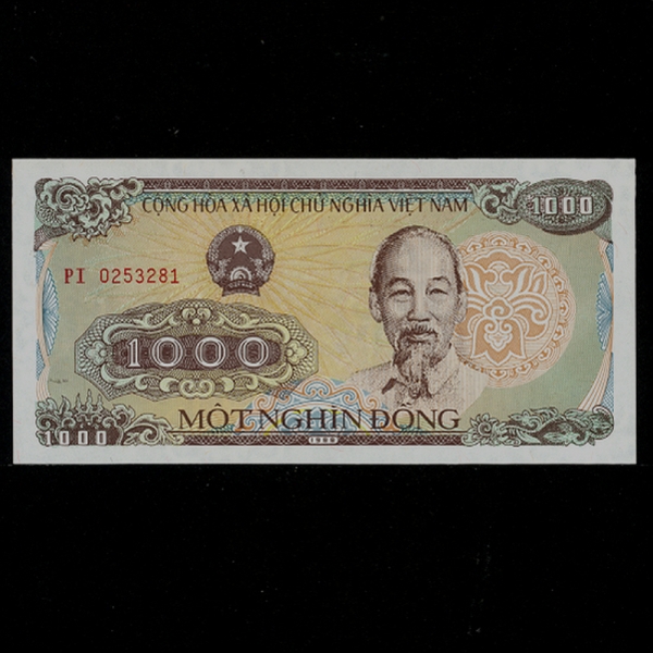VIET NAM-Ʈ-P106a-HO CHI MINH(ȣġ-)-1.000 DONG-1989 