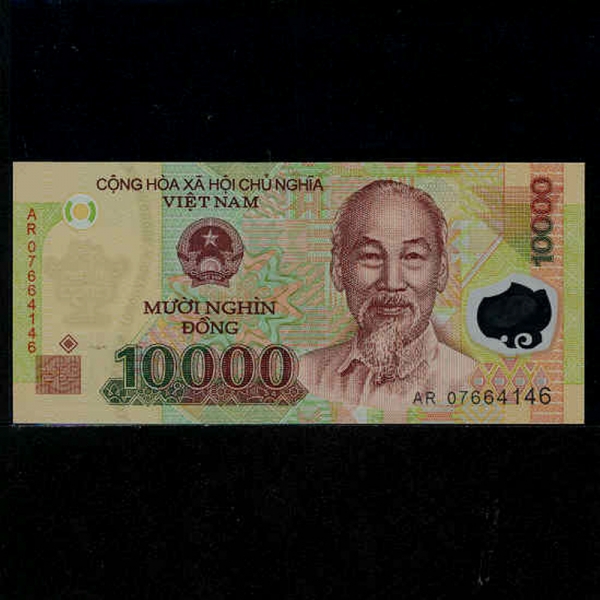 VIET NAM-Ʈ-P119-HO CHI MINH(ȣġ-)-POLYMER PLASTIC PAPER-10.000 DONG-2006