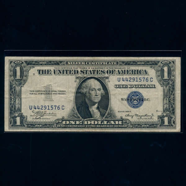 UNITED STATES OF AMERICA-̱-P416a-G.WASHINGTON()-1 DOLLAR-1935