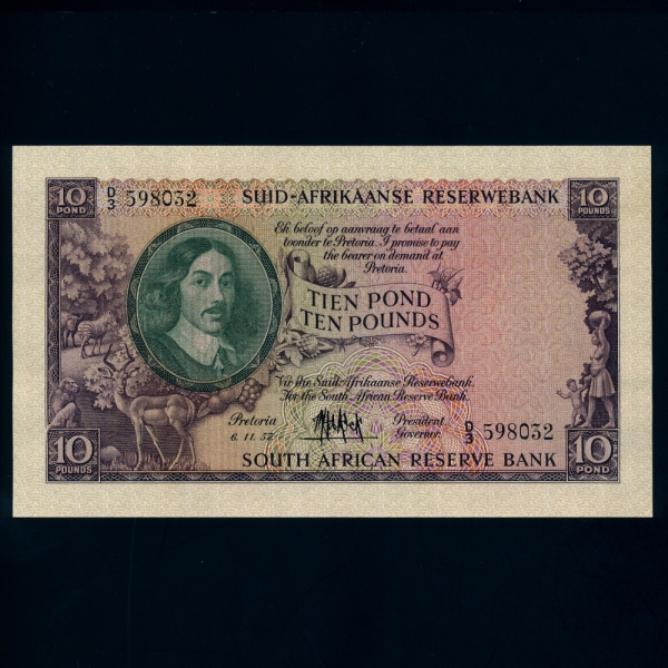 SOUTH AFRICA-īȭ-P99-JAN VAN RIEBEEK(  ũ-׺)-10 RAND-1957