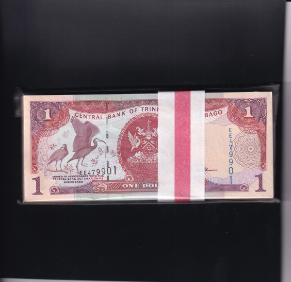 TRINIDAD & TOBAGO-Ʈٵ -P46-SCARLET IBIS(ȫ)-100 Ұ-1 DOLLAR-2006