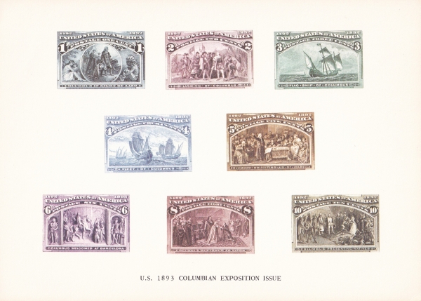 U.S.1893 COLUMBIAN EXPOSITION ISSUE-EDUCARD-1972