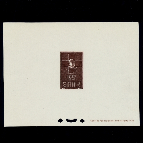 SAAR(ڸ ȣ)-DELUXE SHEET-#B100-15+5f-CHILD,RED CROSS(Ƶ,)-1954.5.10