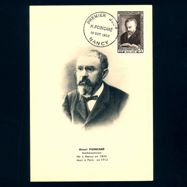 FRANCE()-߽øī(MAXIMUM CARD)-#B270-18+5f-HENRI POINCARE(Ӹ Ǫī)-1952.10.18