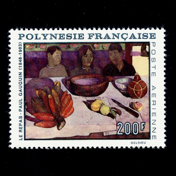 FRENCH POLYNESIA( ׽þ)-#C48-200f-THE MEAL,PAUL GAUGUIN(Ļ, )-1968.7.30