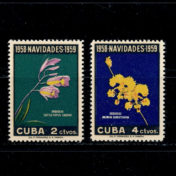 CUBA()-#611~2(2)-ORCHIDS()-1958.12.16