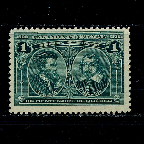 CANADA(ĳ)-#97-1c-JACQUES CARTIER AND SAMUEL DE CHAMPLAIN(Ž谡)-1908.7.16