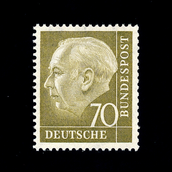 GERMANY()-#716-70pf-PRES.THEODOR HEUSS(þ ޽)-1954