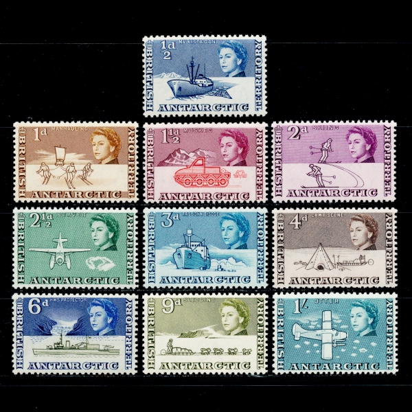 BRITISH ANTARCTIC TERRITRY(  )-#1~10(10)-ANTARCTIC()-1963.2.1