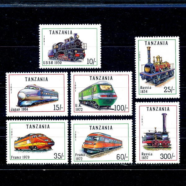 TANZANIA(źڴϾ)-#800~6(7)-LOCOMOTIVES()-1991.12.10