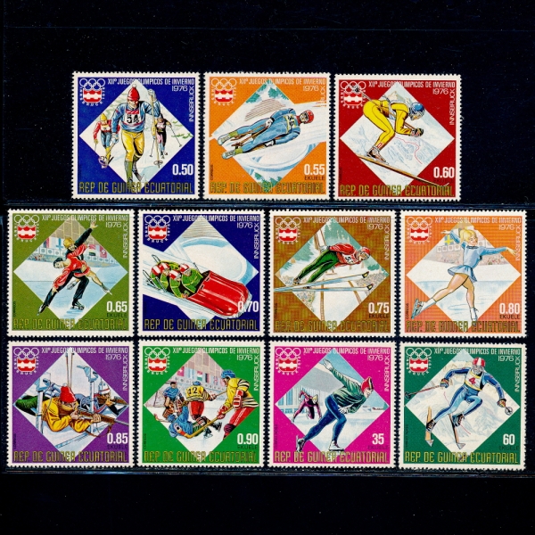 EQUATRORIAL GUINEA( )-#7610~7622(11)-1976 WINTER OLYMPIC GAMES,INNSBRUCK(ø)-1976