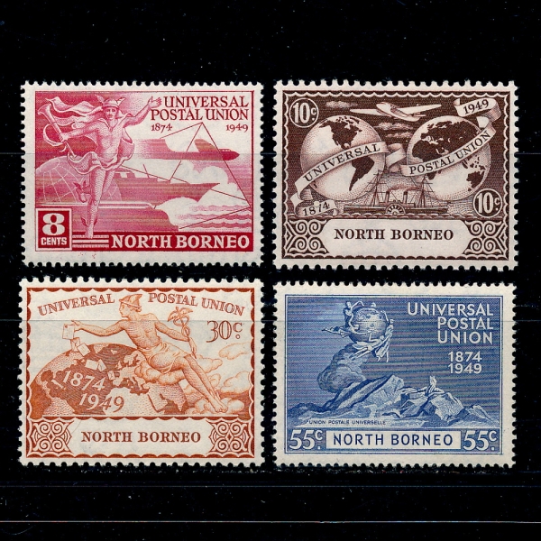 NORTH BORNEO(Ϻ׿)-#240~3(4)-UPU(Ϲ  )-1949.10.10