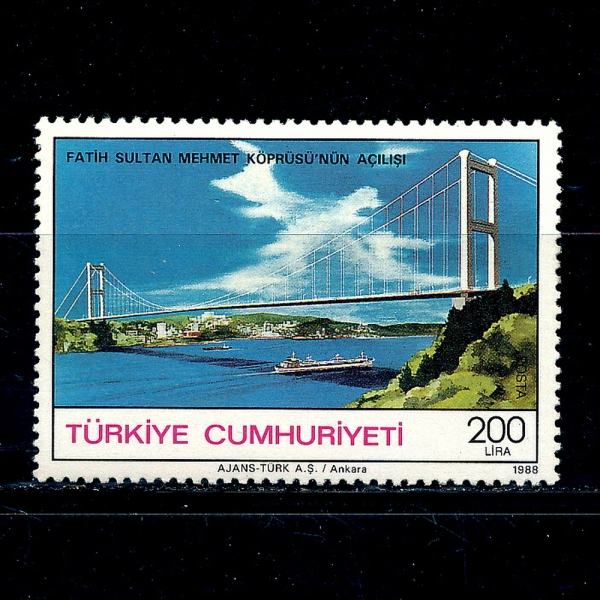 TURKEY(Ű)-#2411-200 I-BRIDGE OPENINGS()-1988.7.3