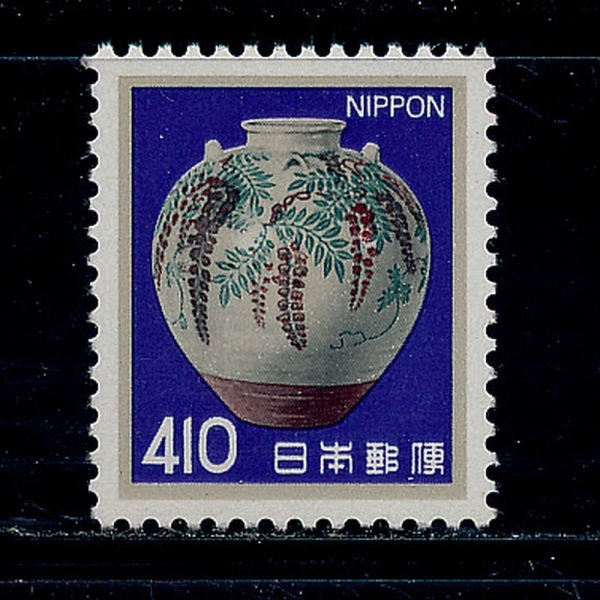 JAPAN(Ϻ)-#1434-410y-ENAMEL JAR,NINSEI NONOMURA(ڱ,Ѽ)-1981
