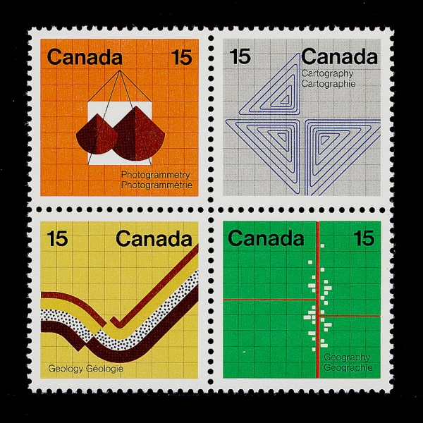 CANADA(ĳ)-#582~5(4)-EARTH SCIENCES( )-1972.8.2