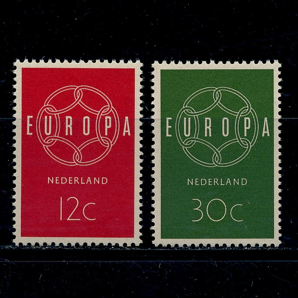 NETHERLANDS(״)-#379~380(2)-EUROPA()-1959.9.19