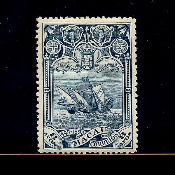 MACAO(ī)-#71-8a-VASCO DA GAMA(ٽ  )-1898.4.1