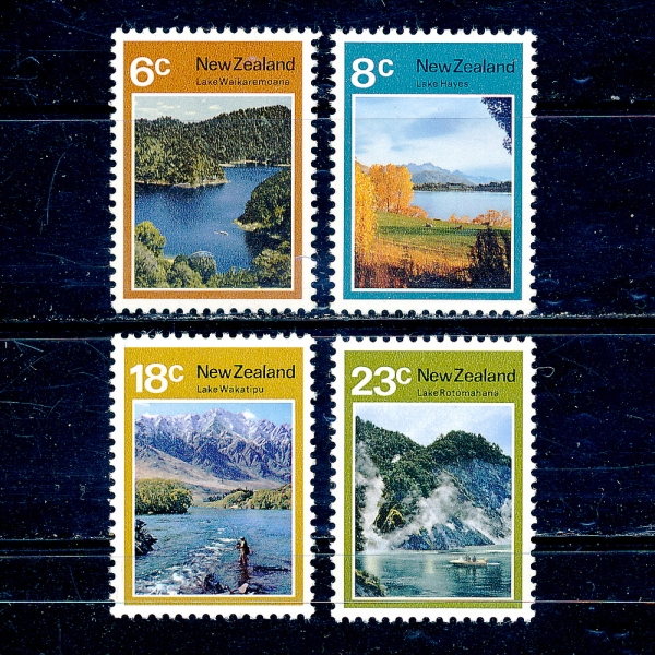 NEW ZEALAND()-#507~510(4)-NEW ZEALAND LAKES(ȣ)-1972.12.6
