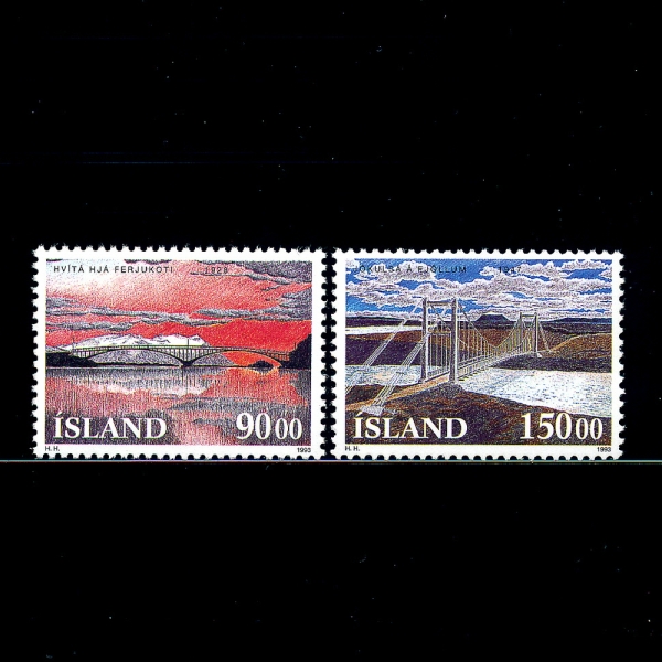 ICELAND(̽)-#766~7(2)-BRIDGES(ٸ)-1993.3.10