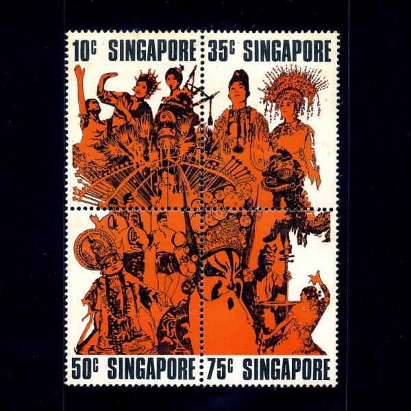 SINGAPORE(̰)-#179~182(4)-ENTERTAINERS(,)-1973.8.9