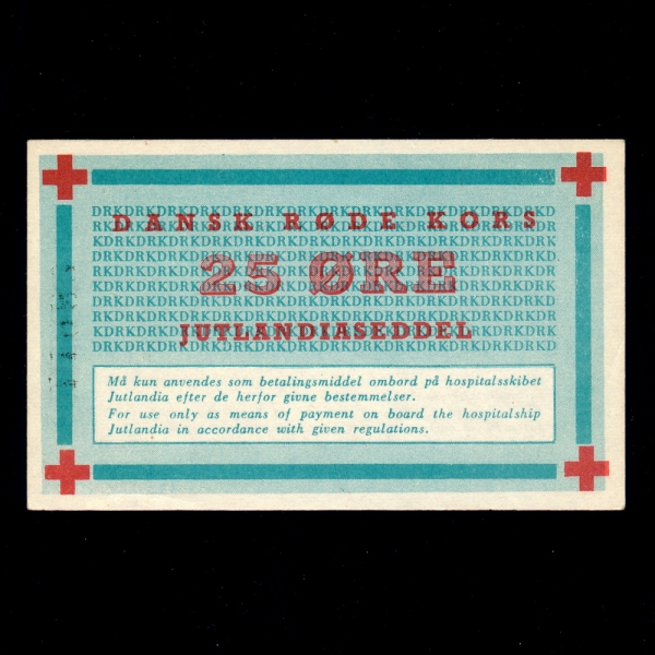 DENMARK-ũ-RED CROSS-25 ORE-1950