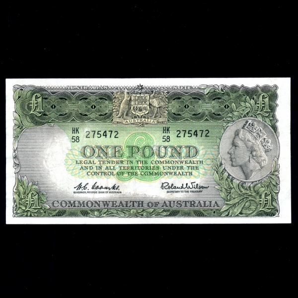 AUSTRALIA-Ʈϸ-P30-QUEEN ELIZABETH 2-NO.001485-1 DOLLAR-1961