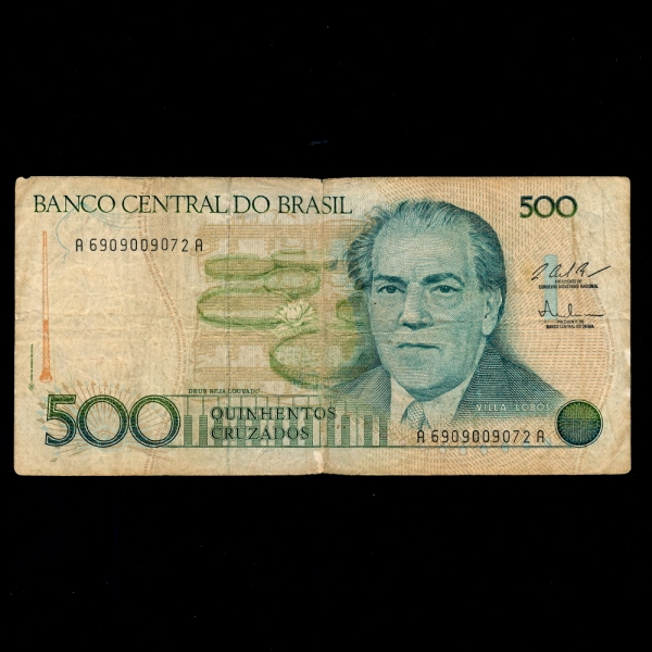 BRAZIL--P212-500 CRUZADOS-1986