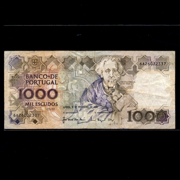 PORTUGAL--P181i-1,000 ESCUDOS-1992