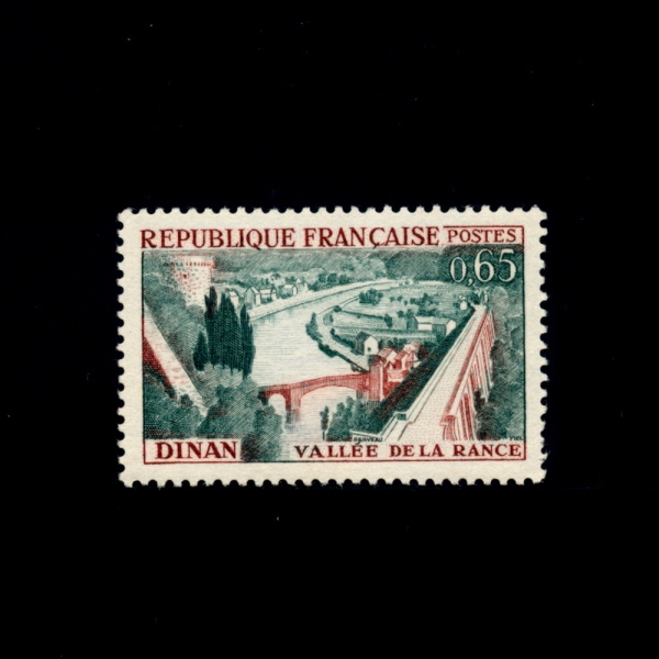 FRANCE()-#1011-65c-RANCE VALLEY AND DINAN( 븮,)-1961.10.9